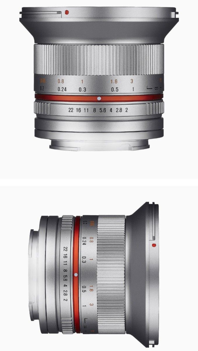 SAMYANG 単焦点広角レンズ 12mm F2.0 シルバー マイクロフォーサーズ