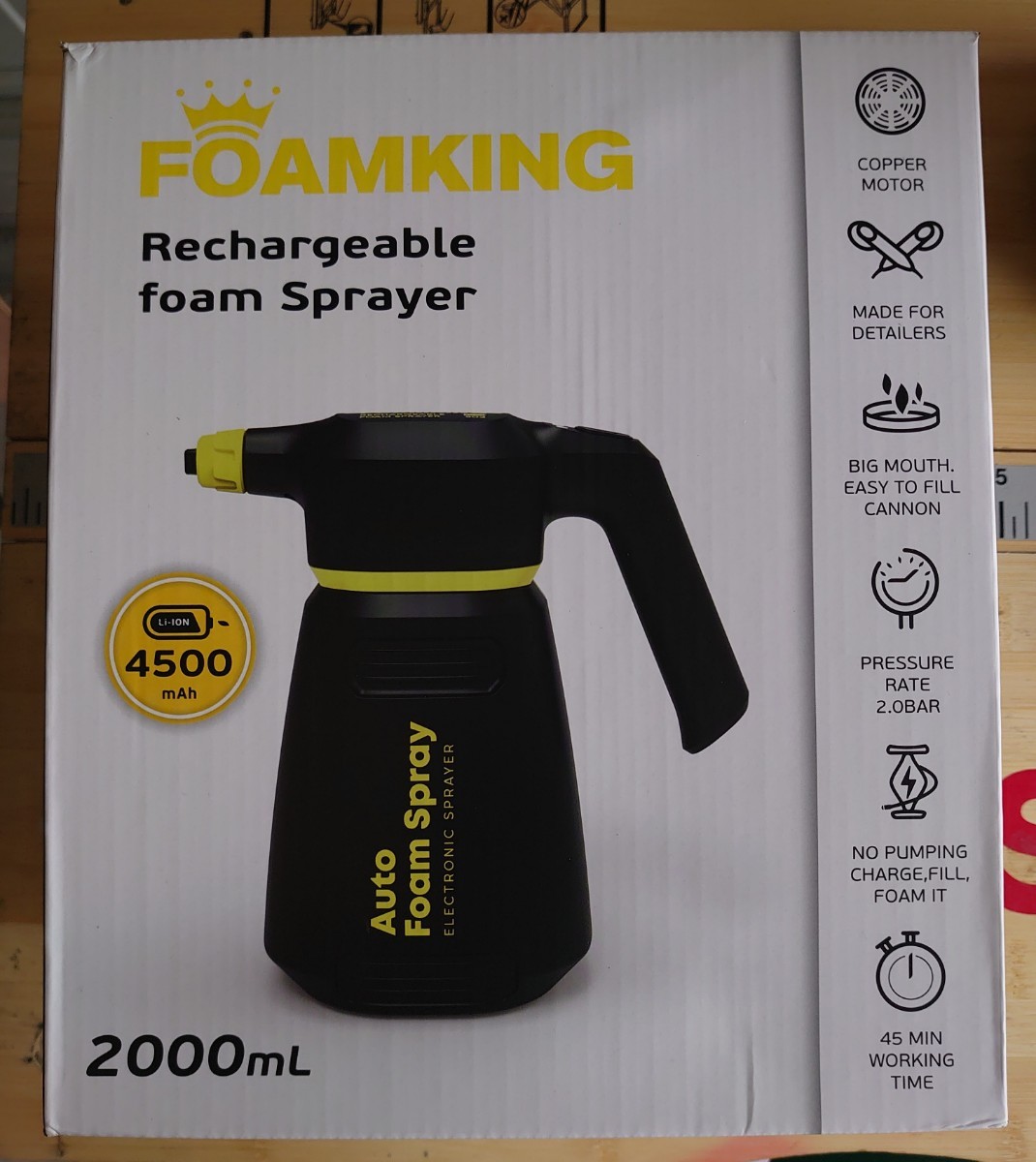 Yahoo!オークション - FOAMKING フォームキング 電動フォームガン 泡洗