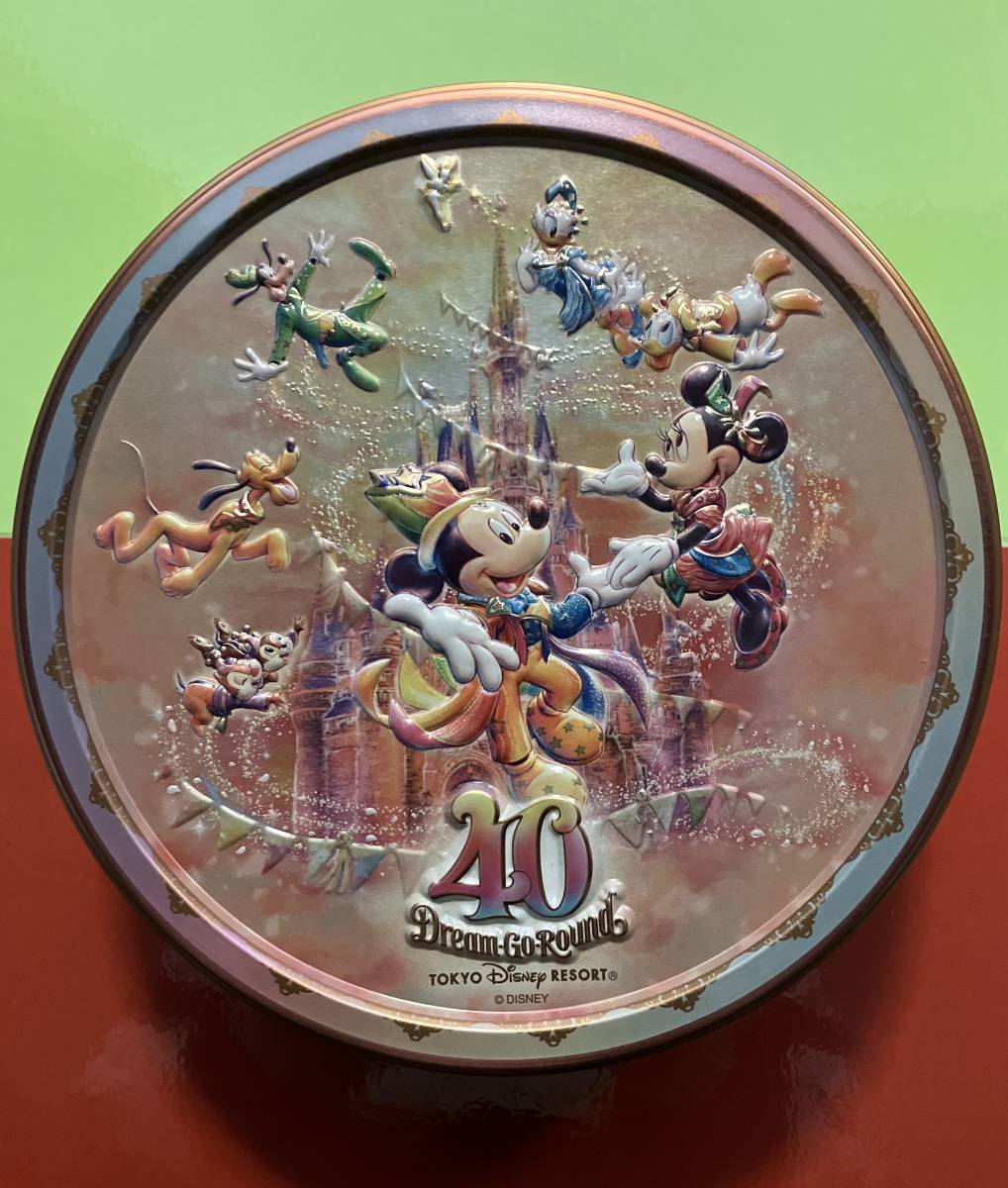 ディズニー40周年 アソーテッド・スウィーツ缶 缶のみ_画像1