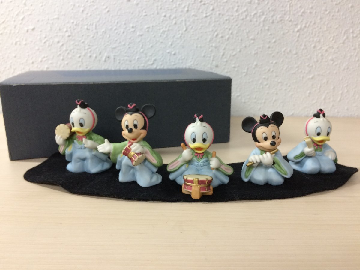 ディズニー おひな様 五人囃子 ひな人形 磁器製 フィギュアセット