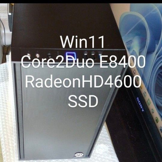 №40、外見新品!、Win11、Core2 Duo、SSD、M4GB、Radeon、MSOffice2019