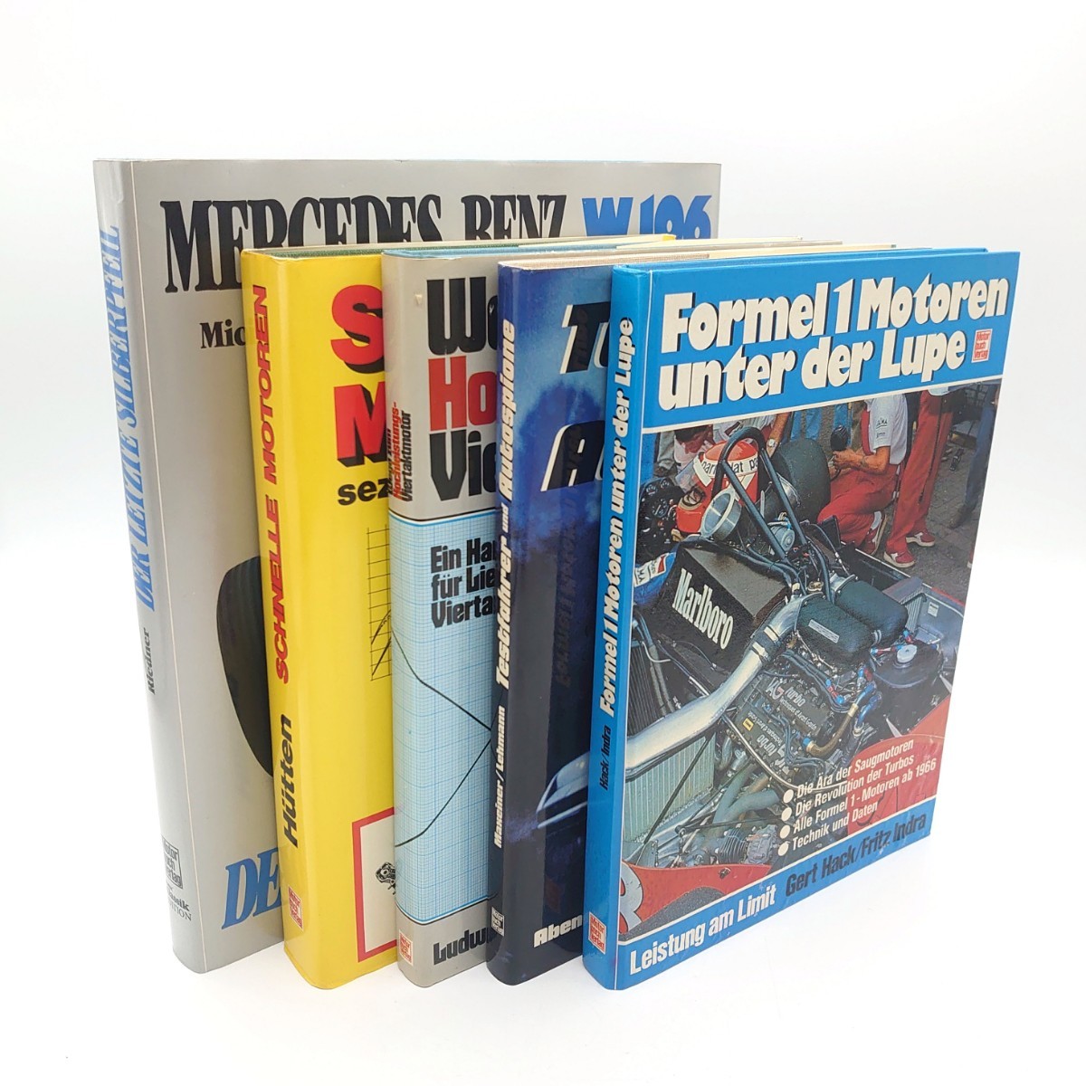 Motorbuch Verlag ハードカバー Mercedes-Benz ベンツ モーター 自動車 整備書 専門書 ドイツ 洋書 当時物 ヴィンテージ セット tp-23x459_画像1