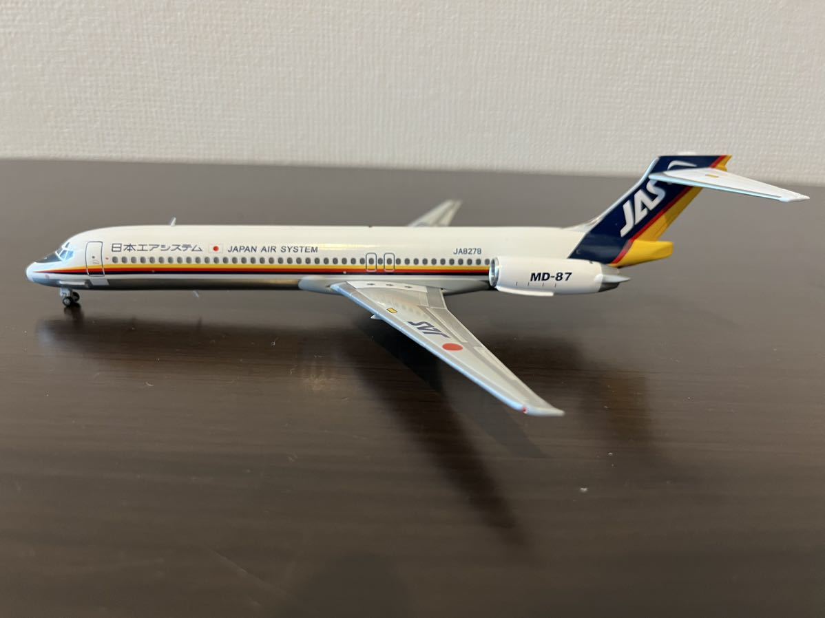 送料無料 JC Wings JAS JAPAN AIR SYSTEM 日本エアシステム MD-87 1/200 JA8278 McDonnell Douglas ダイキャスト