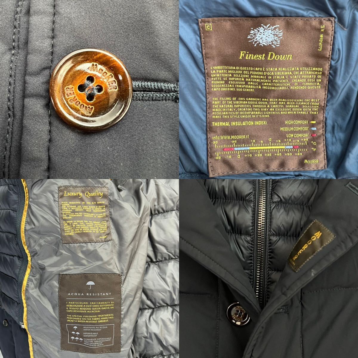 定価20万 美品 MooRER ムーレー CAREGALI OP ダウンジャケット サイズ