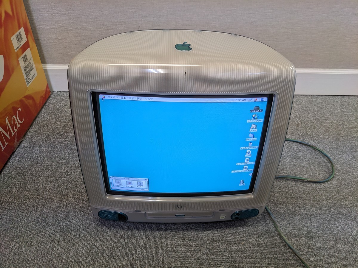 ①-0007 Apple アップル 初代 iMac G3 ボンダイブルー M6709J/ iMac