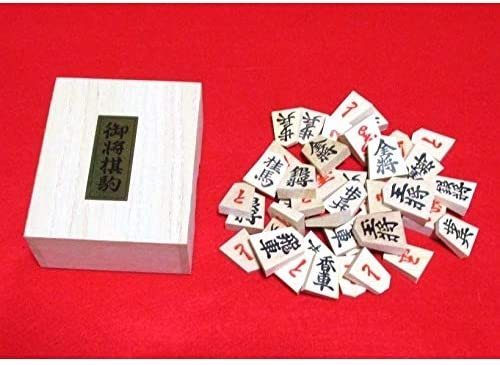 [ new goods ]( manual attaching ) shogi set new katsura tree 5 number . shogi record special selection piece ( wooden )
