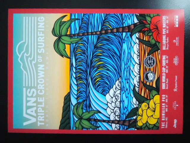 A4 額付き ポスター VANS トリプルクラウン HAWAII ヘザー A4 額付き ポスター VANS トリプルクラウン HAWAII ヘザー
