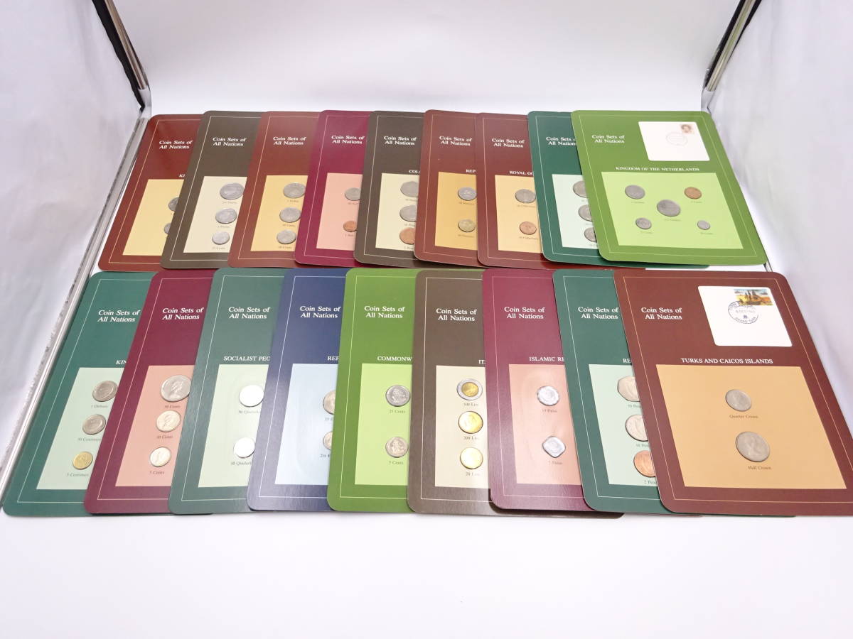 AA427/保管品 フランクリンミント 世界の国々 コイン セット 2箱 計62