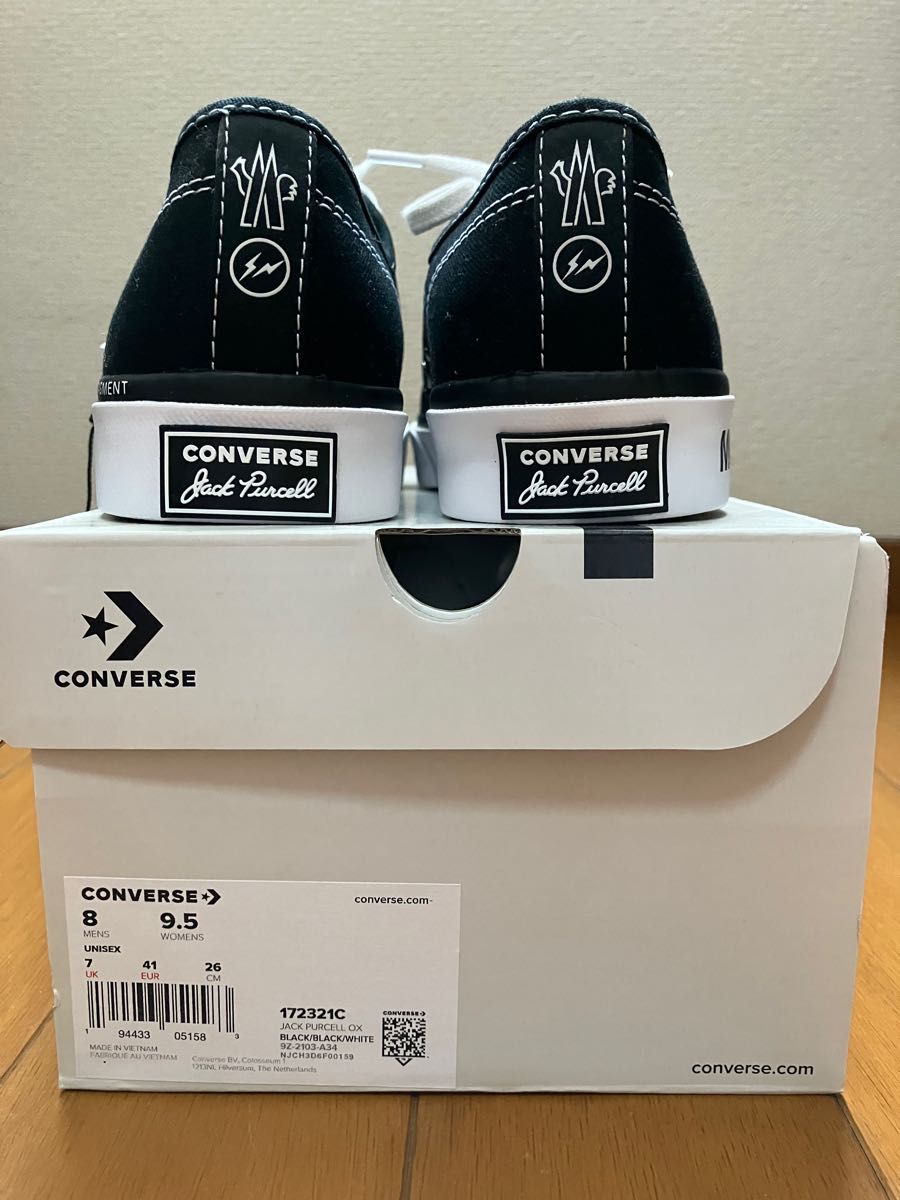 新品CONVERSE MONCLER Fragment JACK PURCELLモンクレールコンバース