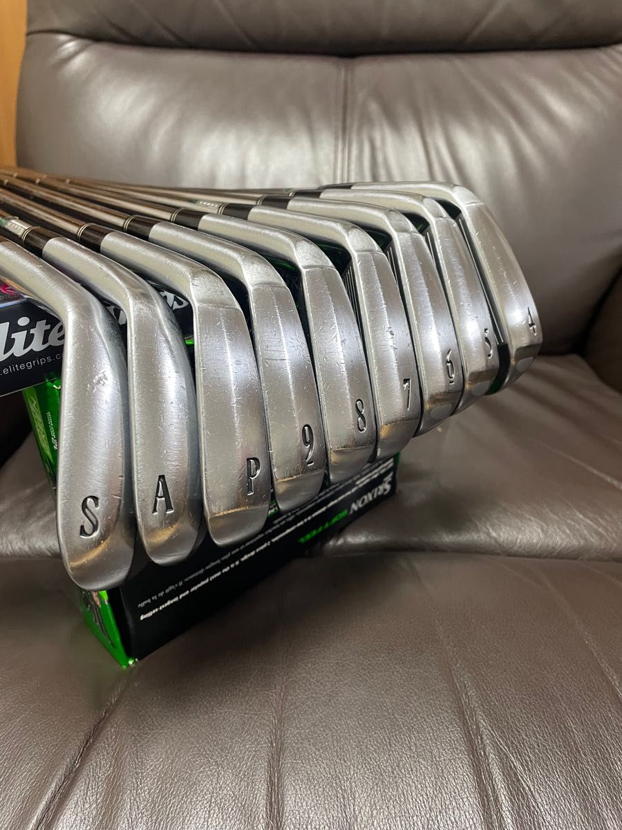 楽ギフ_包装】 スリクソン Z745 ♯4-P+A&S 9本セット DG DST s200 中古