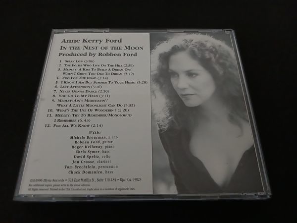 レア廃盤　アン・ケリー・フォード　ANNE KERRY FORD　IN THE NEST OF THE MOON　001_画像3