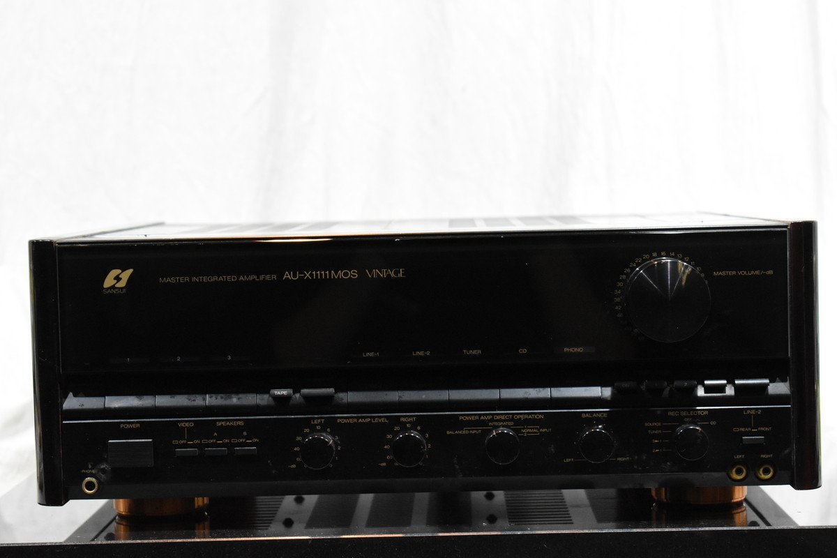 送料無料!!】☆ SANSUI AU-X1111MOS VINTAGE サンスイ プリメイン