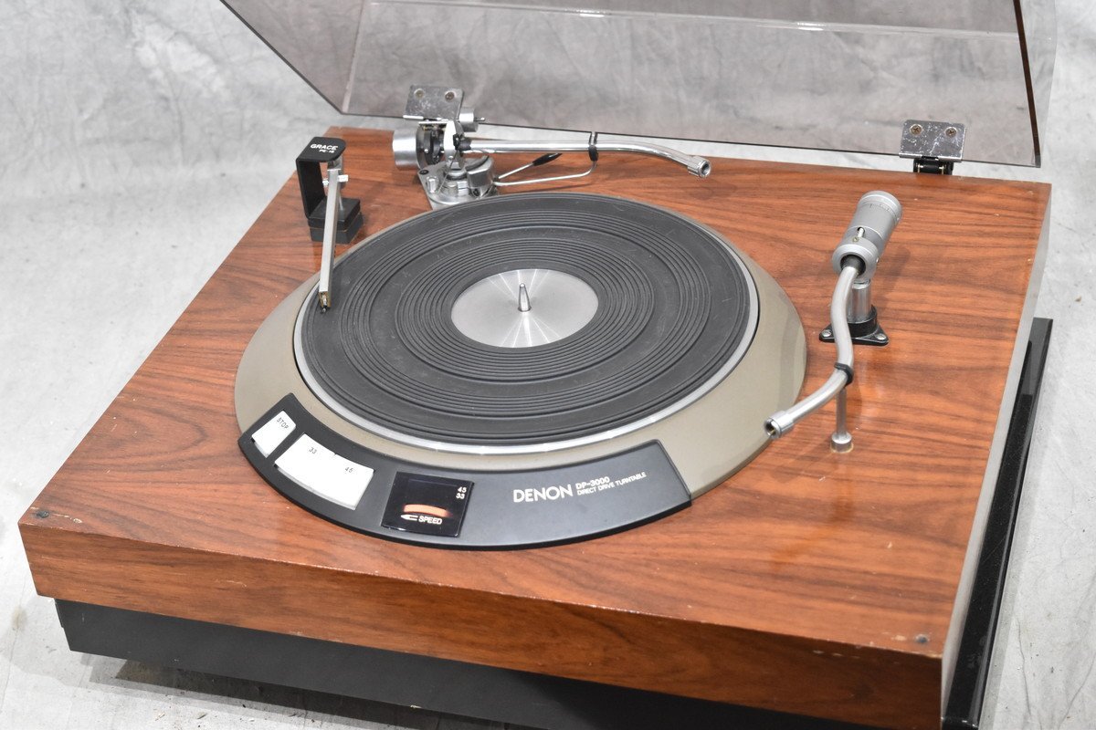 初期型・メンテ済 DENON DP-3000 レコードプレーヤー ターンテーブル-