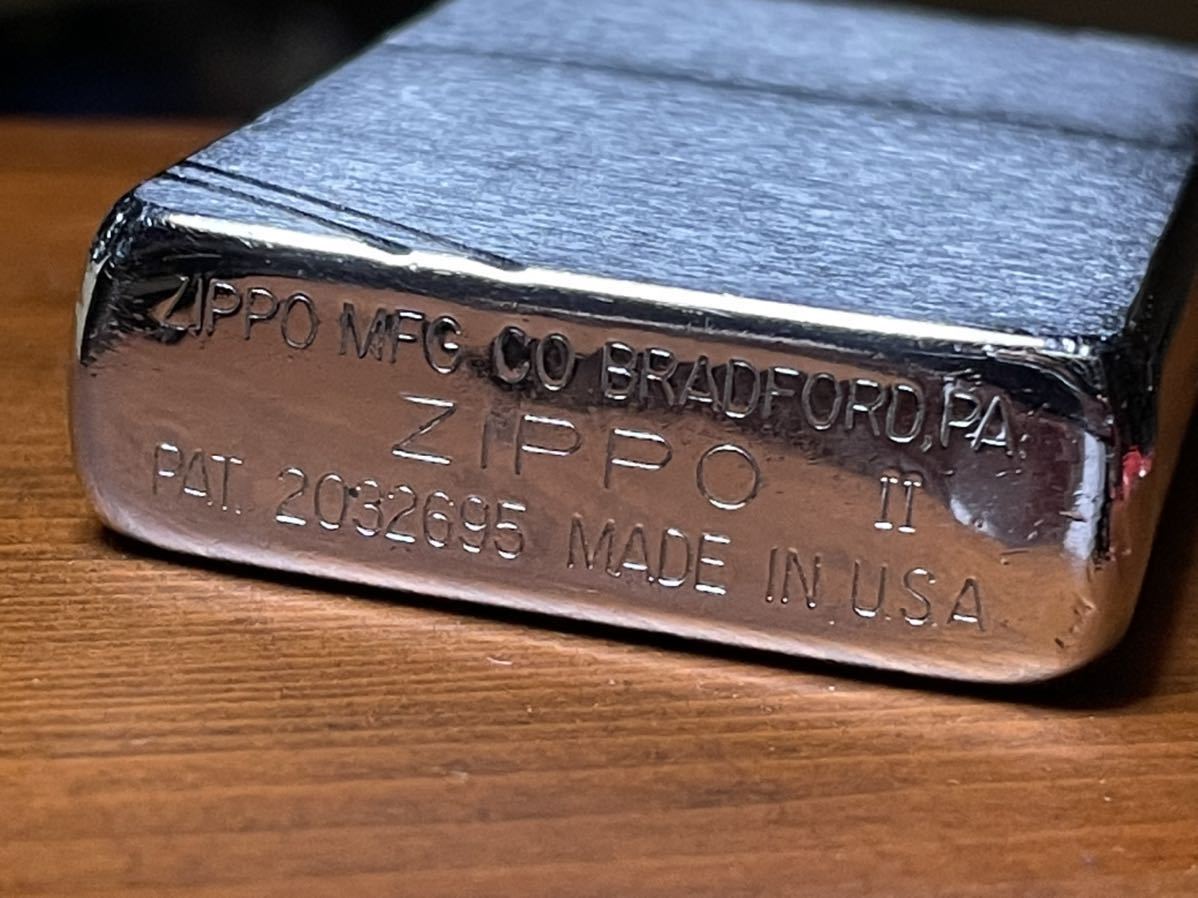 ◆ZIPPO ジッポ◆II 1986年 後期? 月 刻印ナシ PAT.2032695 ジッポー LEFT 未刻印_画像5