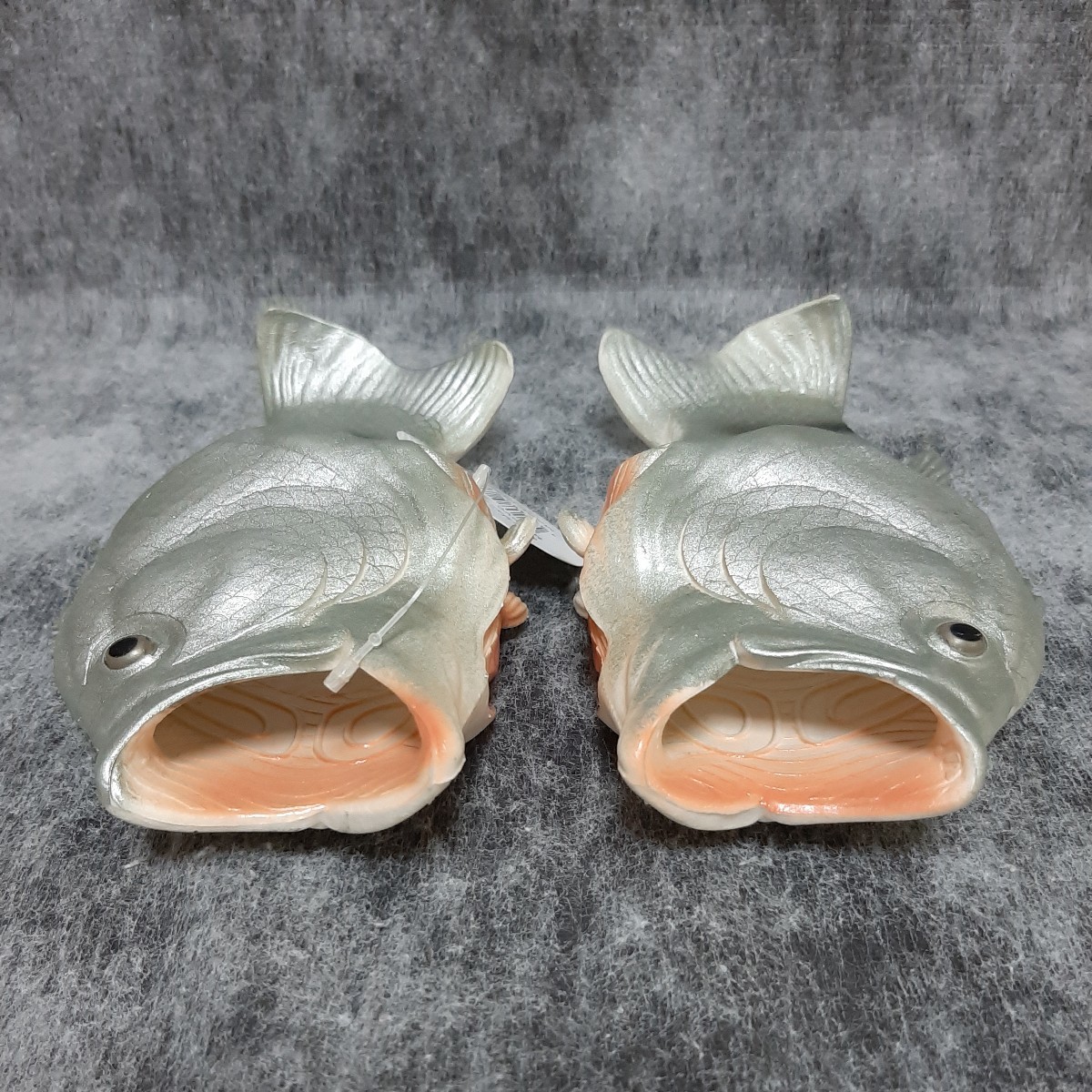 お魚サンダル(ジュニア) Sサイズ18.5~19cm シルバー