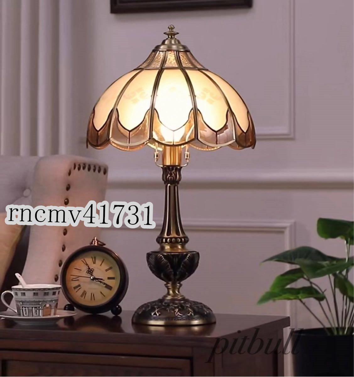 「81SHOP」品質保証☆大人気◆デスクライト照明 銅製 卓上ステンド ランプ アメリカン レトロ 照明 リビングルーム