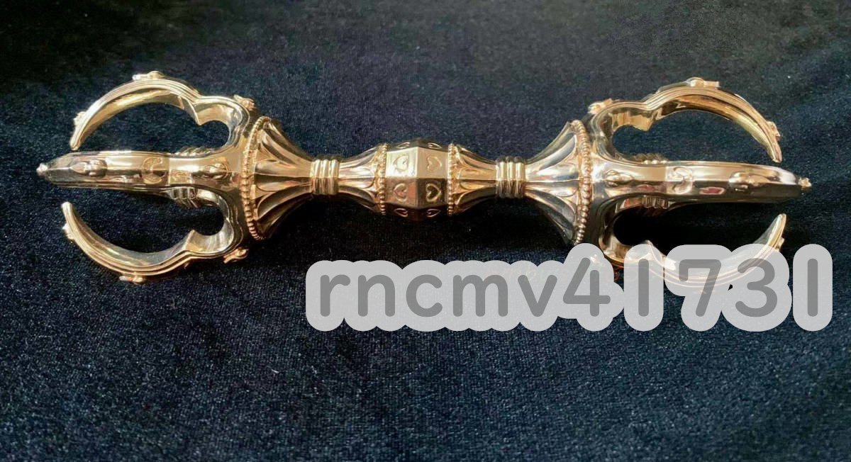 81SHOP」真言宗 弘法大師 五鈷杵 銅製磨き仕上げ 長さ23cm 仏壇 81SHOP」真言宗 弘法大師 五鈷杵 銅製磨き仕上げ 長さ23cm 仏壇