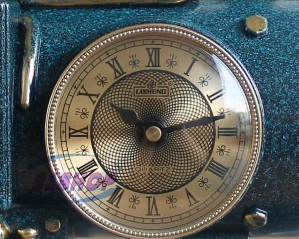 「81SHOP」特売！高品質 置時計 アメリカ式 机の上 復古 応接間 置物 静音 置時計 やや贅沢_画像4