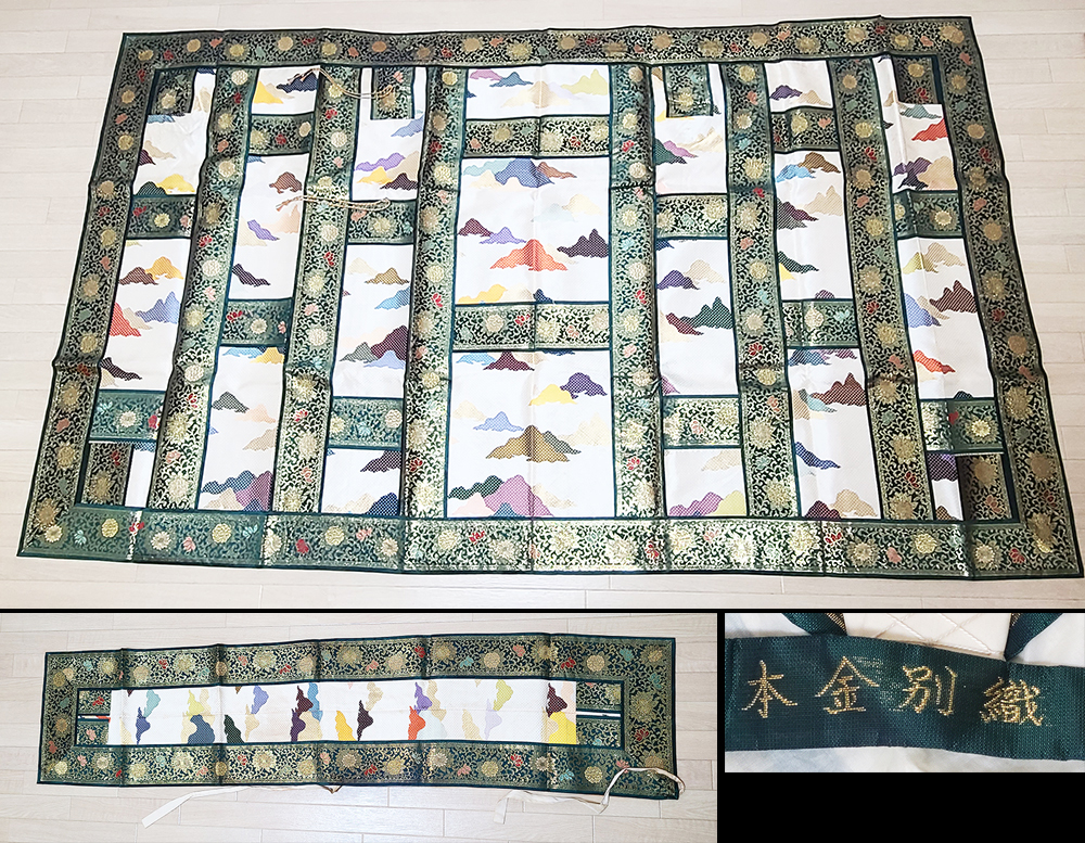 11) 真言宗 七条袈裟 衲衣 横皮付 夏用 本金別織 井筒法衣 11) 真言宗 七条袈裟 衲衣 横皮付 夏用 本金別織 井筒法衣