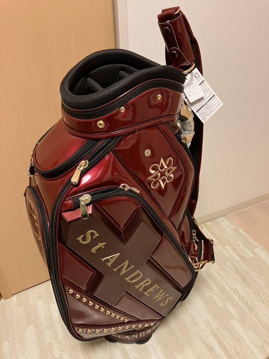 セントアンドリュース St ANDREWS ユニセックス エナメル キャディ