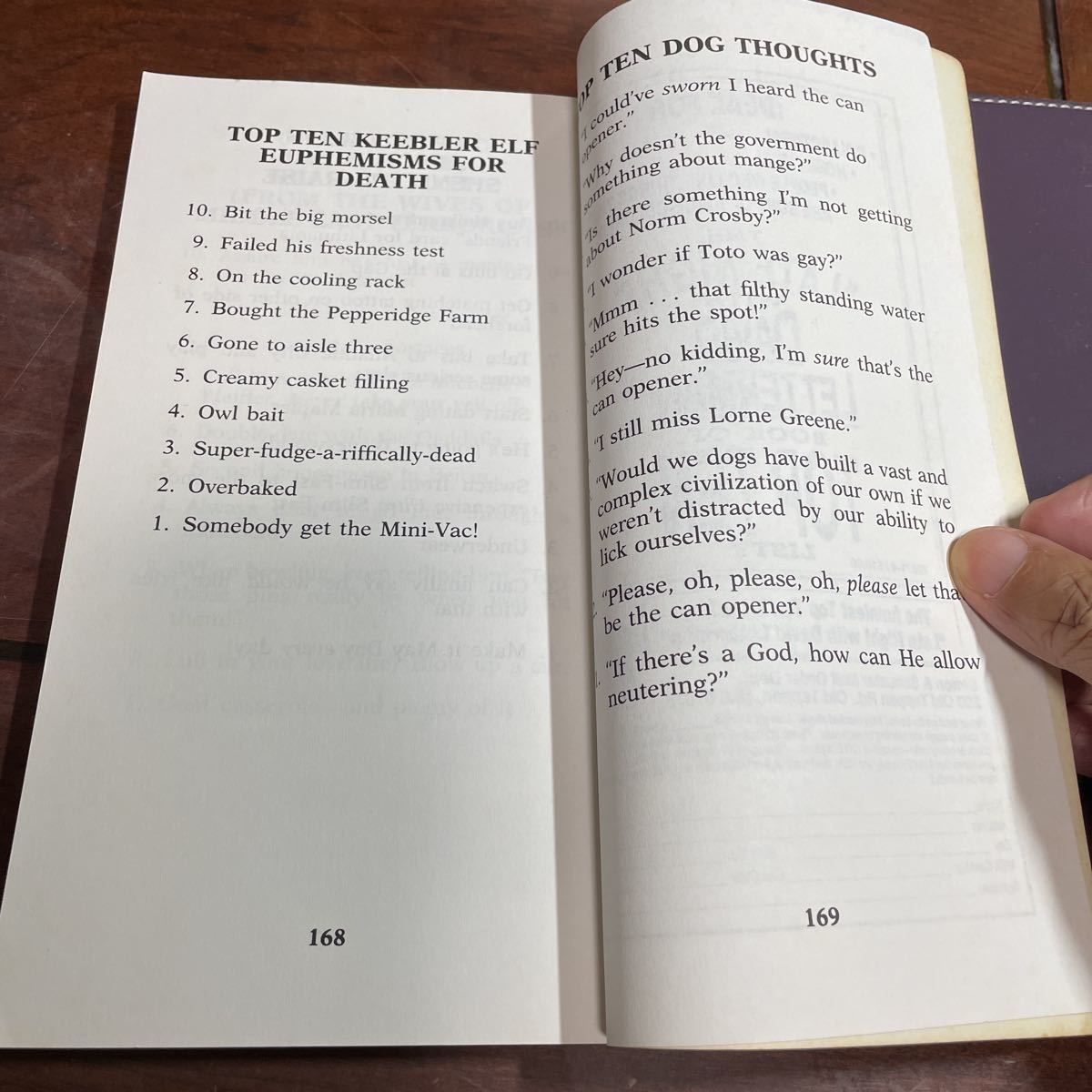 英文書　なんでもトップ10 An Altogether New Book of Top Ten Lists by David Letterman Steve O'Donnell ジョーク集、ウィット集_画像6