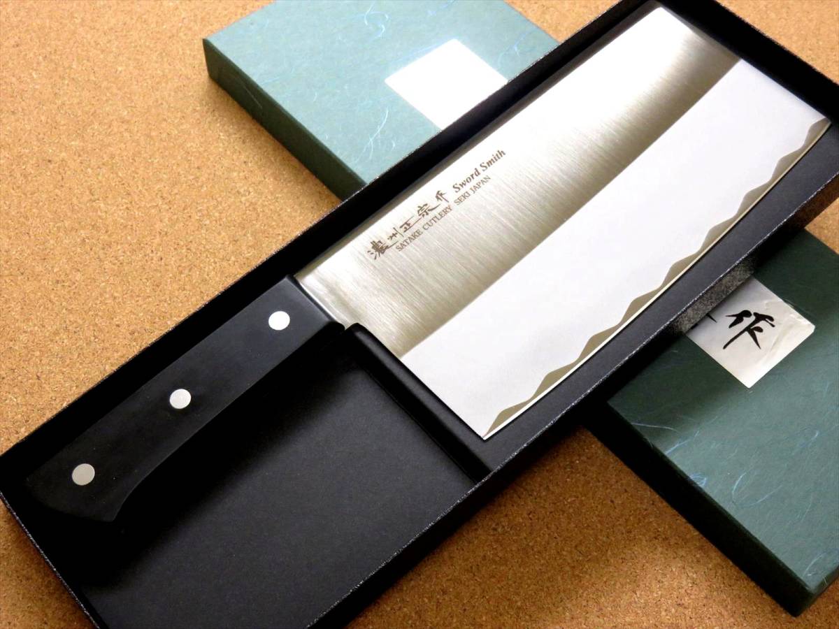関の刃物 中華包丁 18cm (180mm) 濃州正宗作 ステンレス鋼 ABS 関の刃物 中華包丁 18cm (180mm) 濃州正宗作 ステンレス鋼 ABS