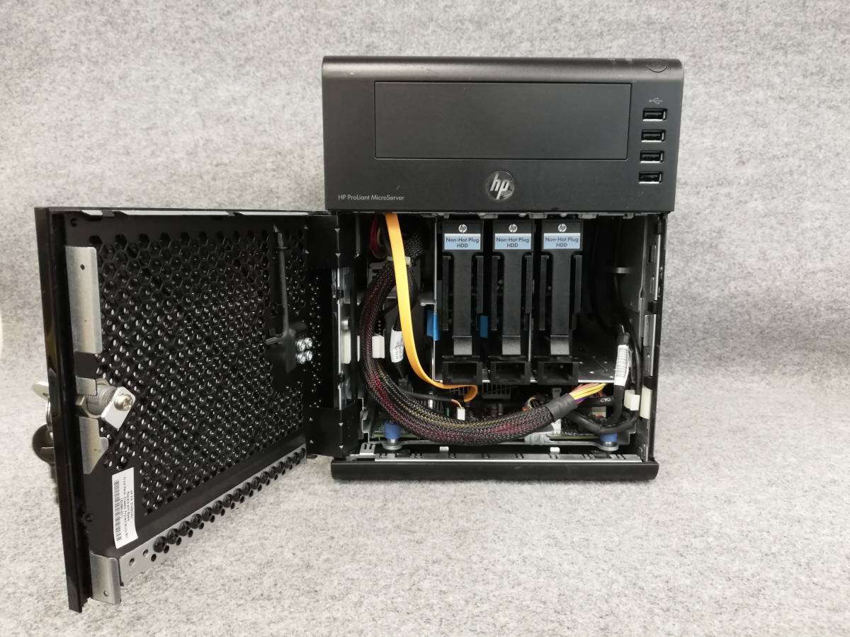 HP ProLiant MicroServer HSTNS AMD NL Bios確認 ジャンク P1DZ