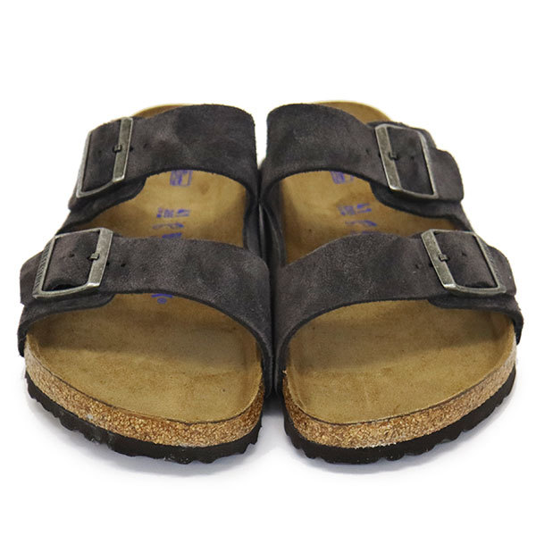 BIRKENSTOCK (ビルケンシュトック) 552321 ARIZONA SFB アリゾナ ソフトフッドベッド スエードレザーサンダル VELVET GRAY レギュラー幅 BI_BIRKENSTOCK