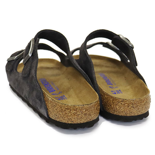 BIRKENSTOCK (ビルケンシュトック) 552321 ARIZONA SFB アリゾナ ソフトフッドベッド スエードレザーサンダル VELVET GRAY レギュラー幅 BI_BIRKENSTOCK