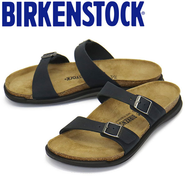 BIRKENSTOCK (ビルケンシュトック) 1022305 SIERRA CT シエラ オイルドレザーサンダル BLACK レギュラー幅 BI275 39-約25.0cm_BIRKENSTOCK