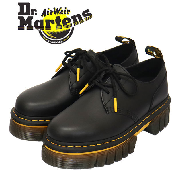 Dr.Martens (ドクターマーチン) 30663001 AUDRICK 3ホール レディース レザーシューズ BLACK UK4-約23.0cm