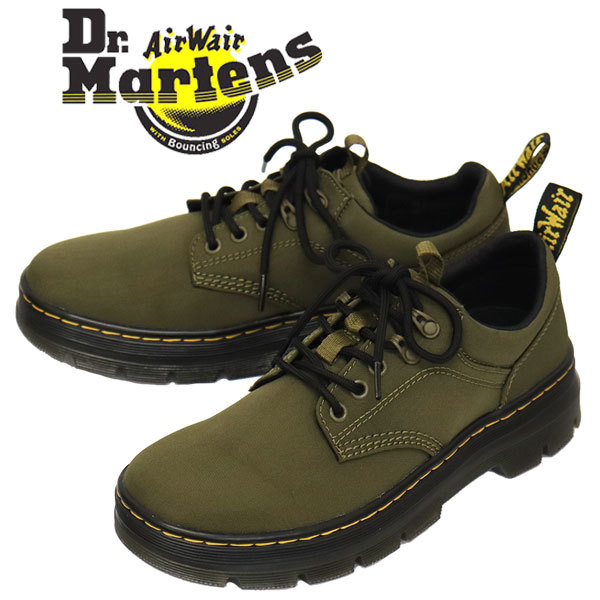 Dr.Martens (ドクターマーチン) 30856538 REEDER 3ホール 2タイ シューズ OLIVE UK9-約28.0cm