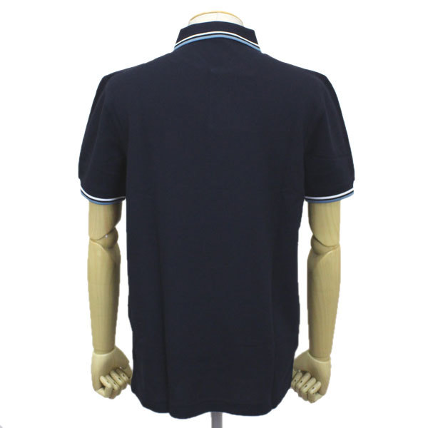 FRED PERRY (フレッドペリー) M3600 TWIN TIPPED FRED PERRY SHIRT ティップライン ポロシャツ FP448 238 NAVYxWHITExWHITE XL_PERRY(フレッドペリー)正規取扱店THREEWOOD