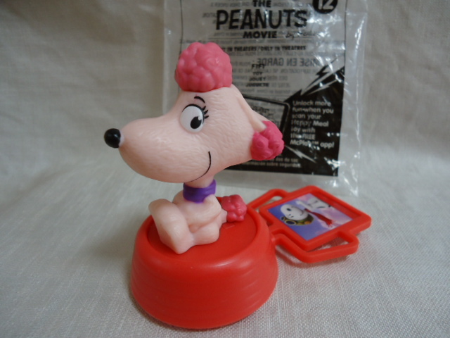 即決 ＵＳ Ｍｃ 2015年製 THE PEANUTS MOVIE ピーナッツ スヌーピー ⑫ FIFI 未開封物 マクドナルド 犬   の画像1