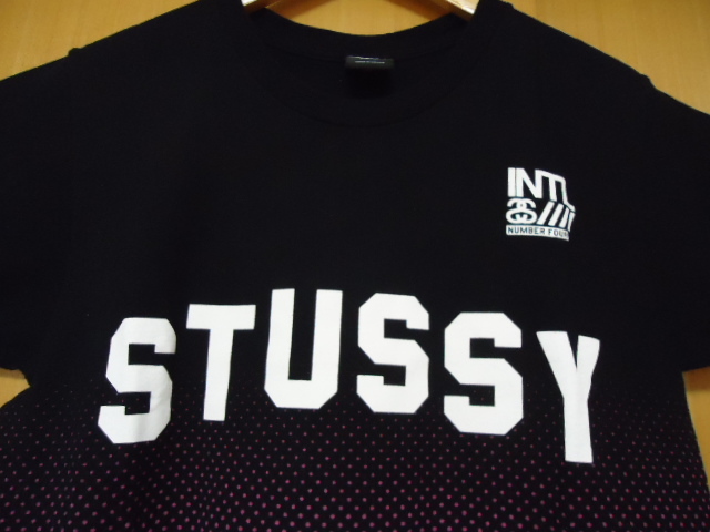 即決　ハワイ　STUSSY　ステューシー　Ｔシャツ　黒・ピンク色　Ｓ_画像2