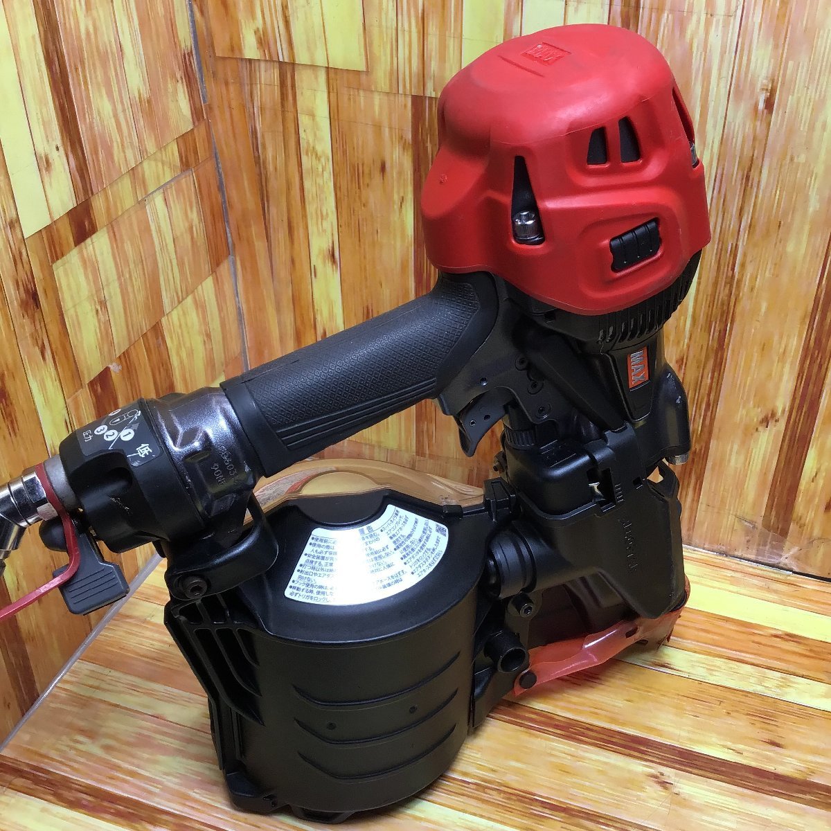 品 / 動作品】☆マックス(MAX) 高圧エア釘打ち機 HN-90N5(D)-G【格安