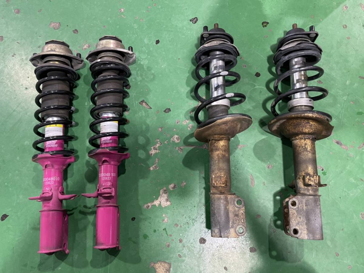 スバル ヴィヴィオ スポーツサスペンション フロントSTI リヤ