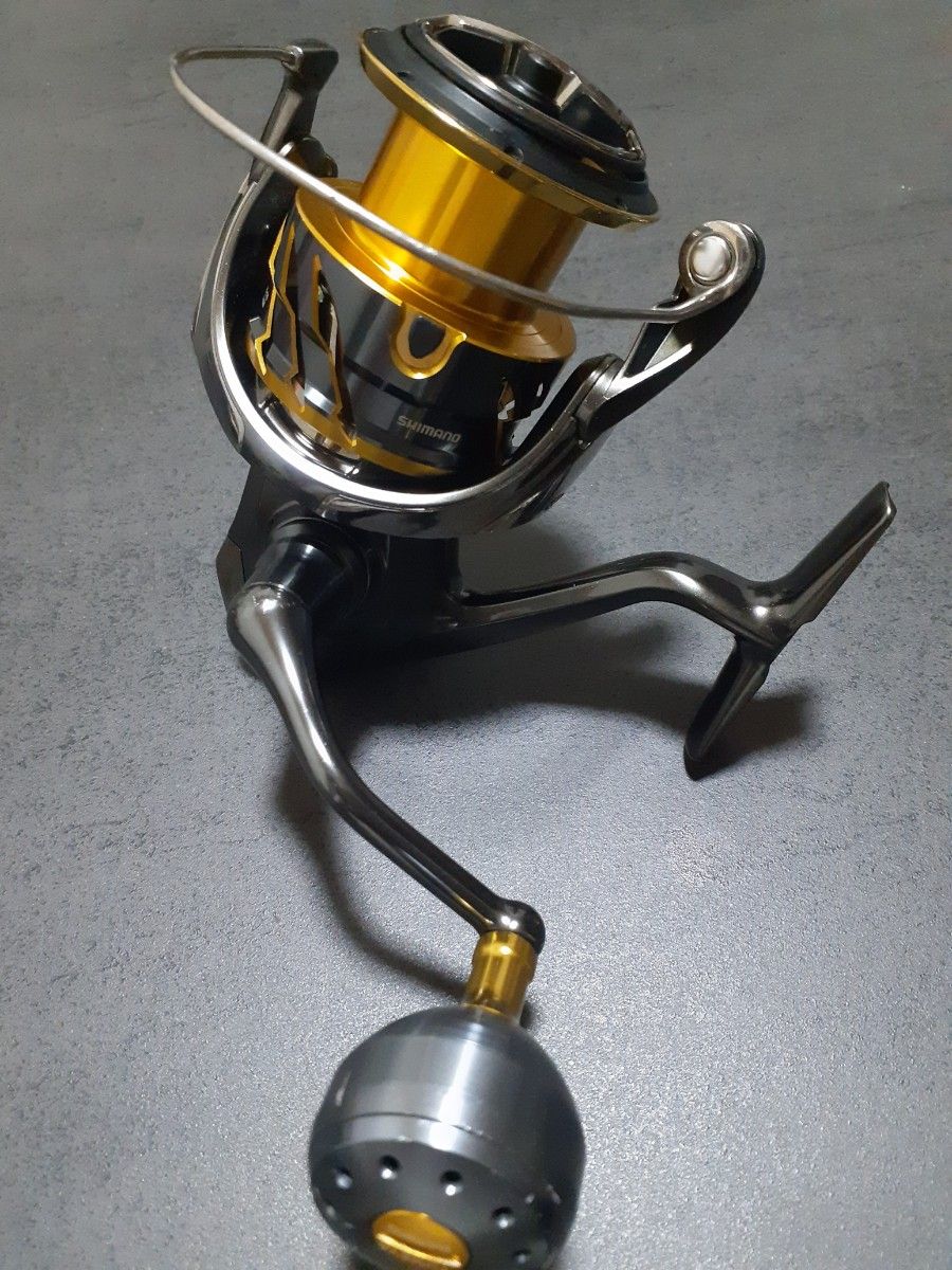 シマノ 20ツインパワー C5000XG 夢屋ハンドルノブ ゴメクサスリールスタンドカスタム!!