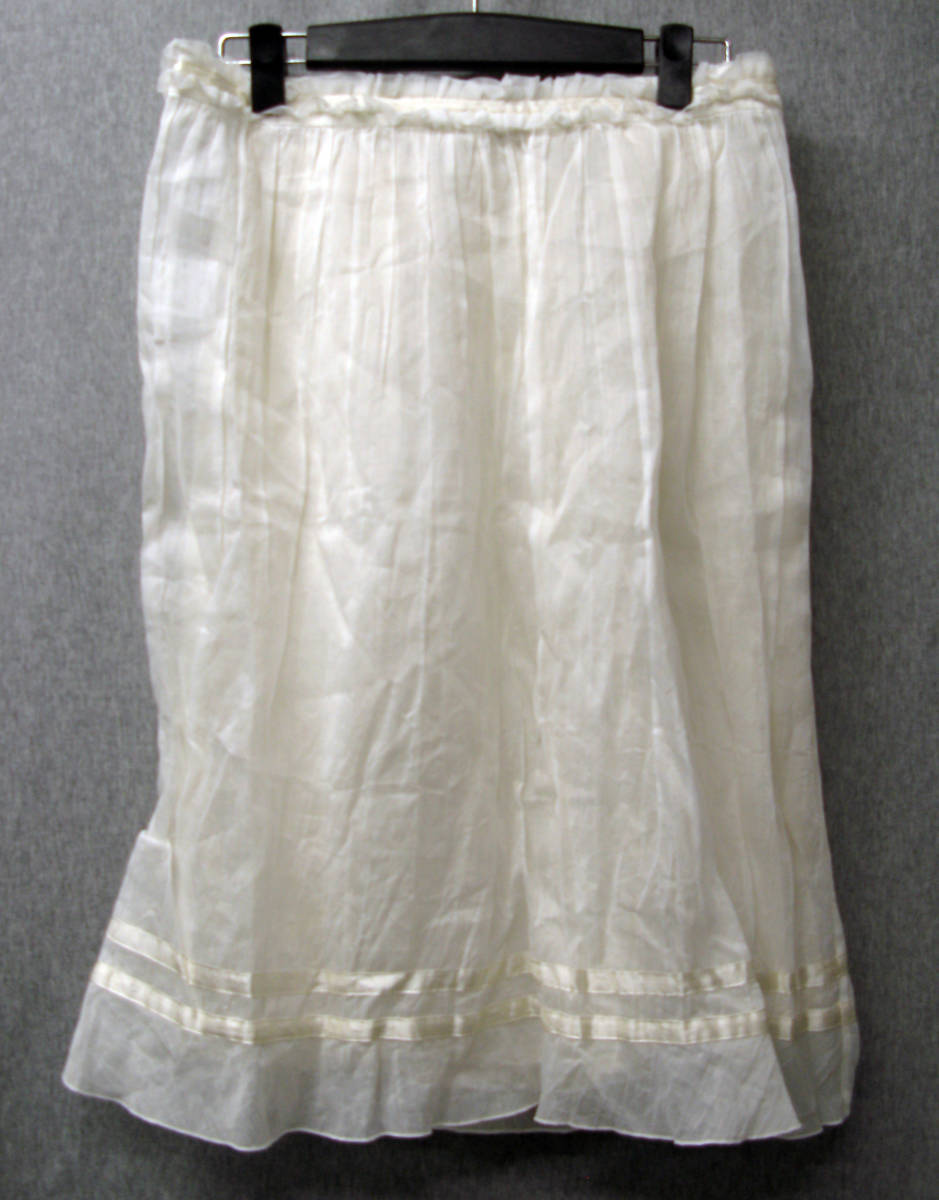 ジャンポール・ゴルチエ Jean Paul GAULTIER 90年代 オーガンジー スカート 40 新品 Jean Paul GAULTIER Vintage 90's Organdy Skirt 40