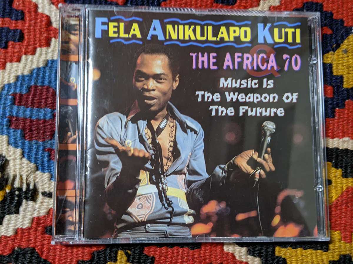 フェラ・クティ FELA KUTI Fela Kuti & Africa 70 (CD) MUSIC IS THE WEAPON OF THE FUTURE Movieplay Gold MPG 74059 1998年リリース_画像2