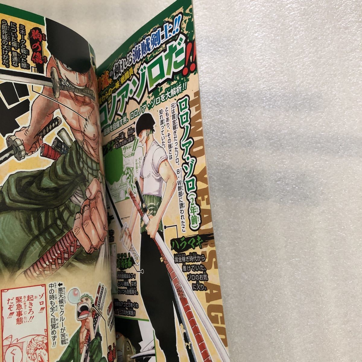 ONE PIECE ワンピース　最強ジャンプ 付録　ロロノア・ゾロ 非売品　尾田栄一郎 巻ZORO ゾロ　コミック　ジャンプ_画像4