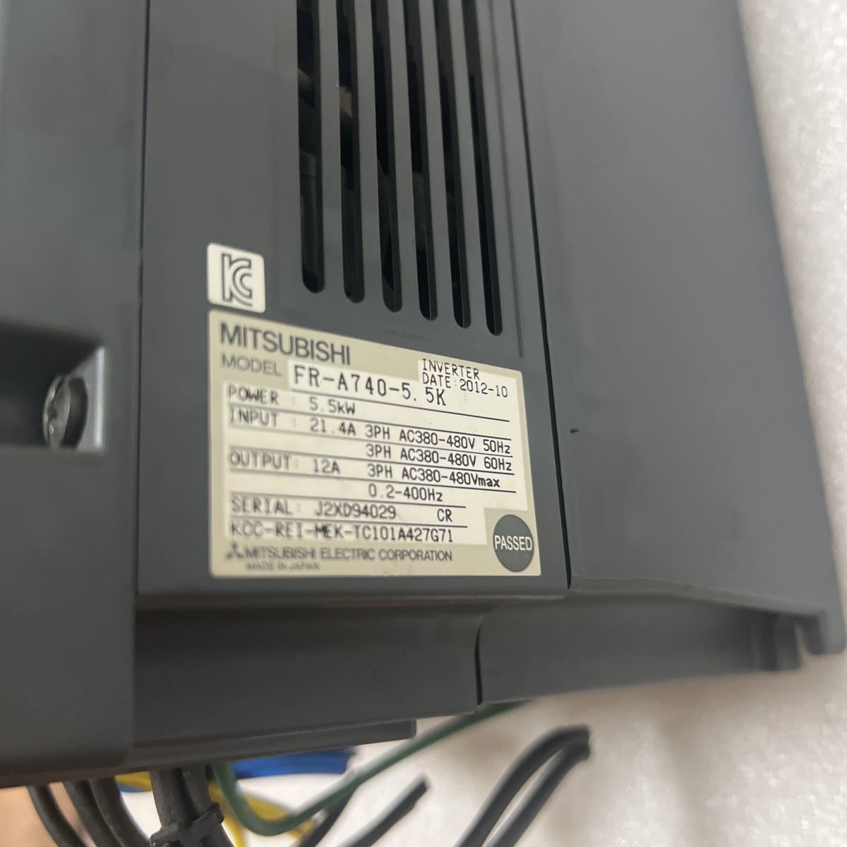 三菱電機 インバーター FR-A740-5.5K_画像2