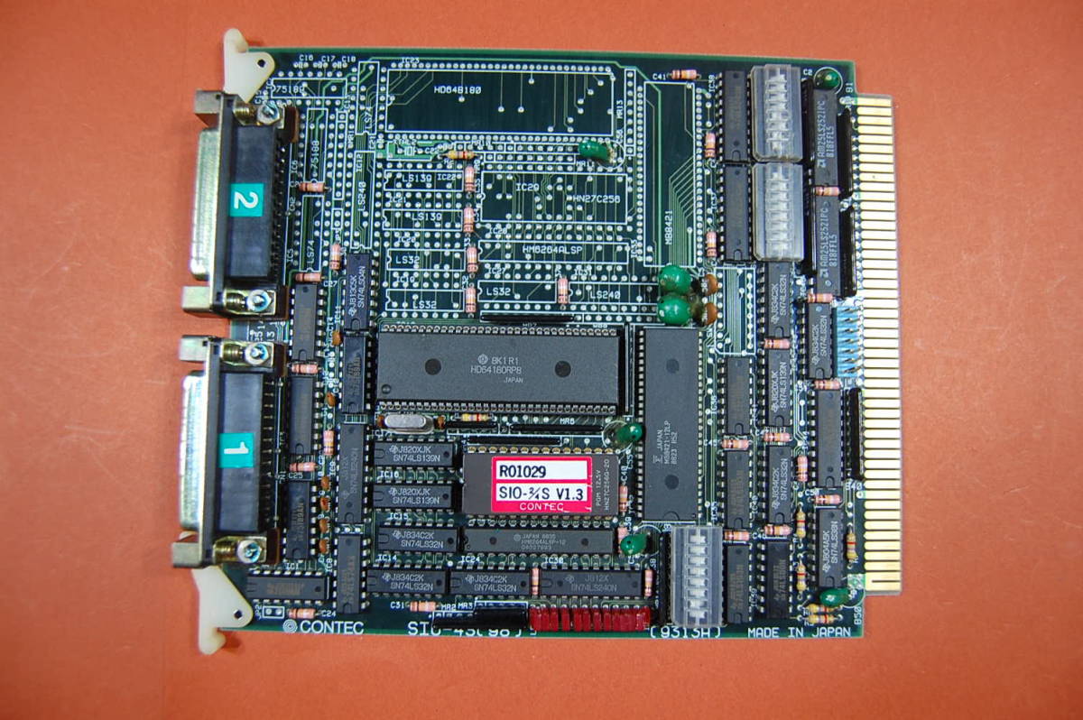 PC98 Cバス用 インターフェースボード CONTEC SIO-4S(98) 明細不明 動作未確認 現状渡し ジャンク扱いにて　S-082 OKN-0170 _画像1