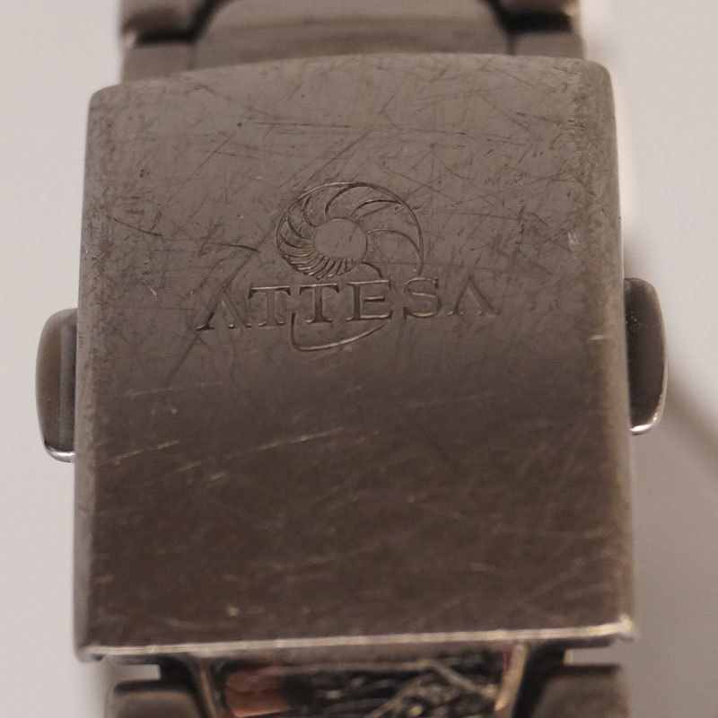 yj05-CITIZEN シチズン 腕時計 ATTESA アテッサ B800-13963 エコドライブ デイデイト シェル文字盤の画像8