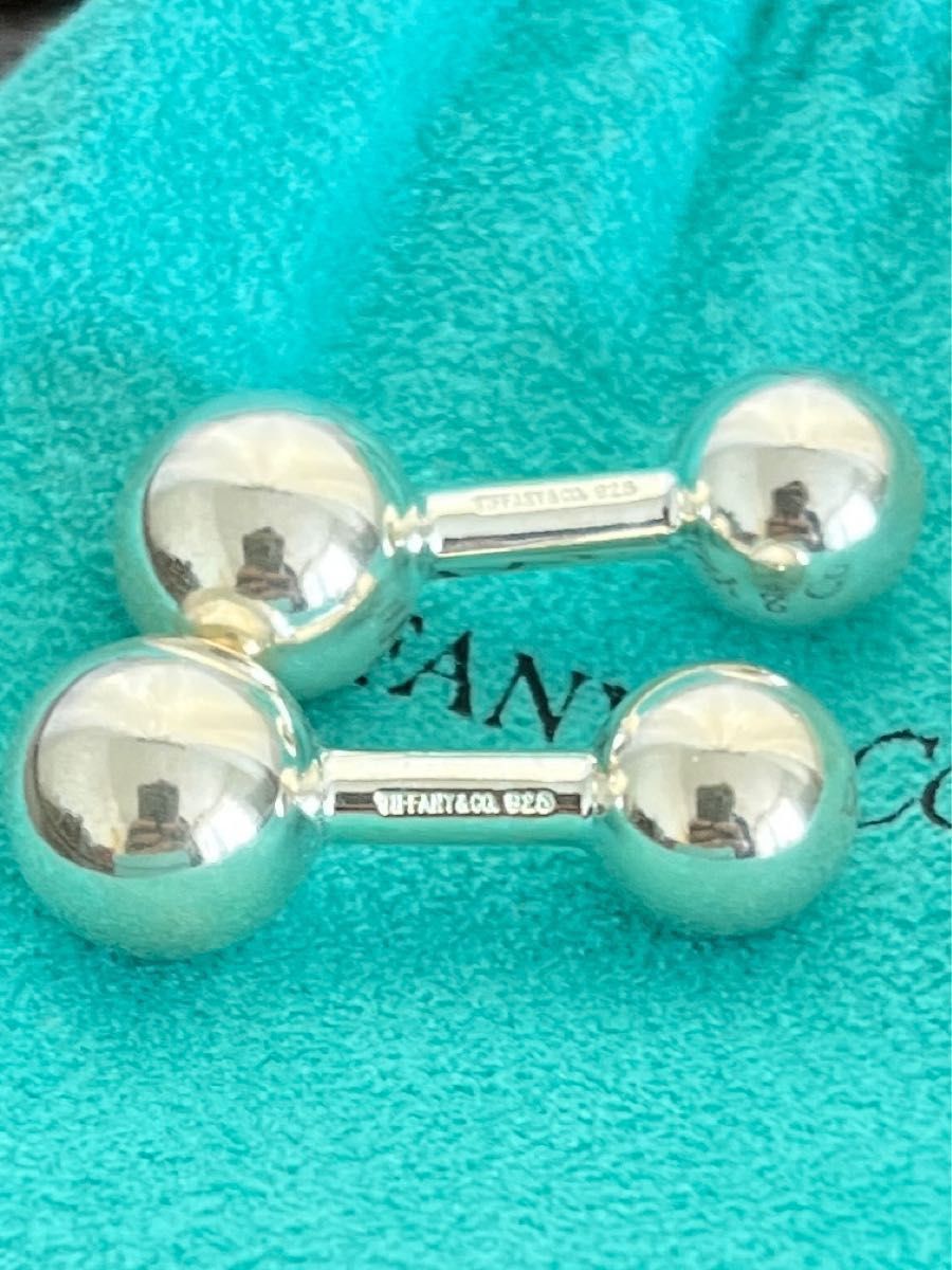 TIFFANY & CO. シルバー 925 カフリンクス バーベル TIFFANY&Co シルバー925 バーベルカフス|Yahoo!フリマ(旧