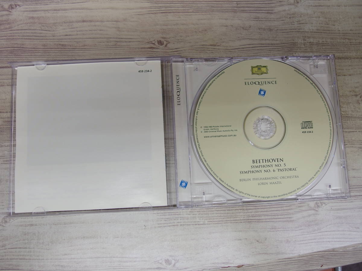 CD / Beethoven: Symphony No 5 & 6 / Beethoven, Maazel他 / 『D21』 / 中古_画像4