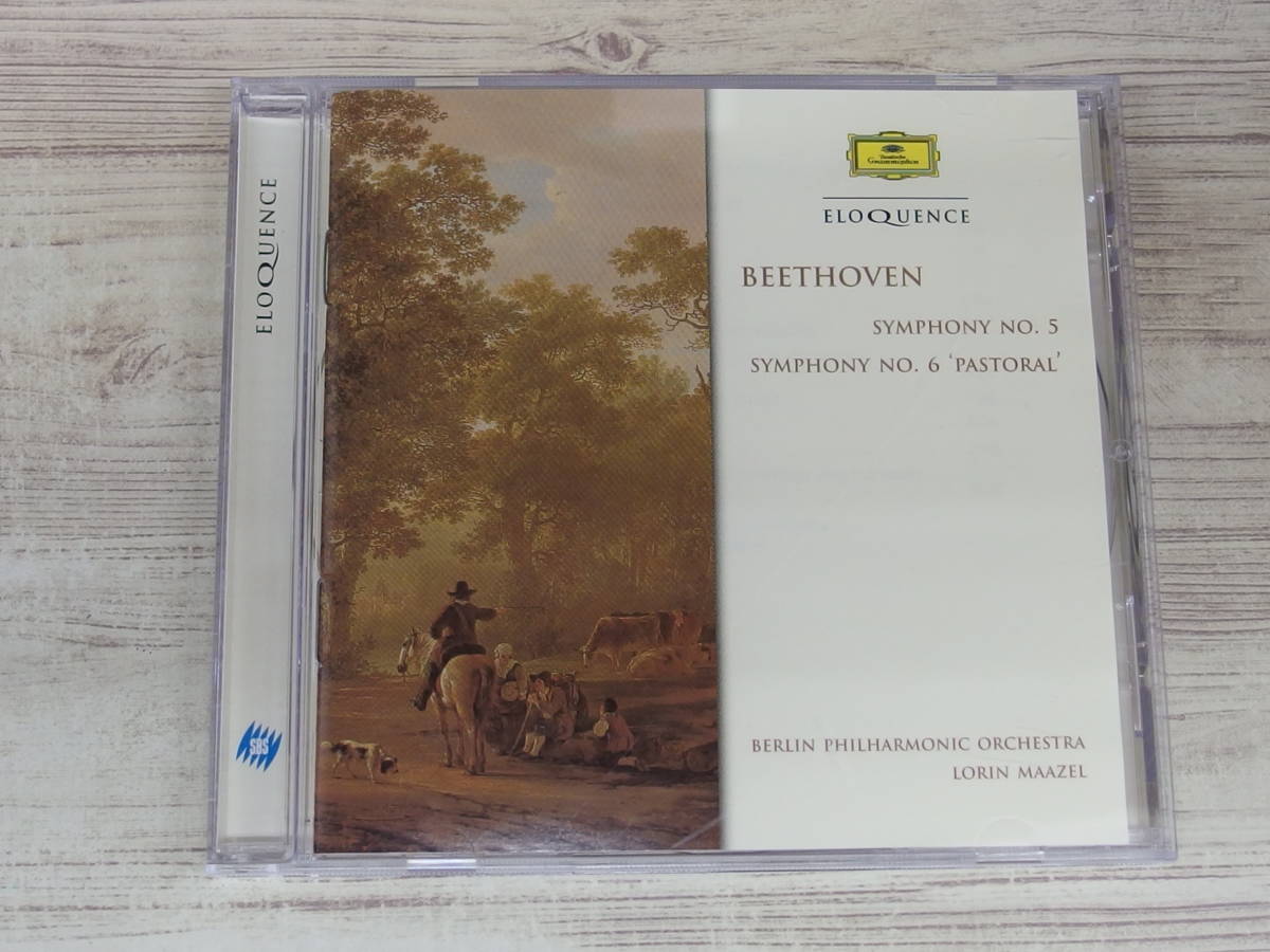 CD / Beethoven: Symphony No 5 & 6 / Beethoven, Maazel他 / 『D21』 / 中古_画像1