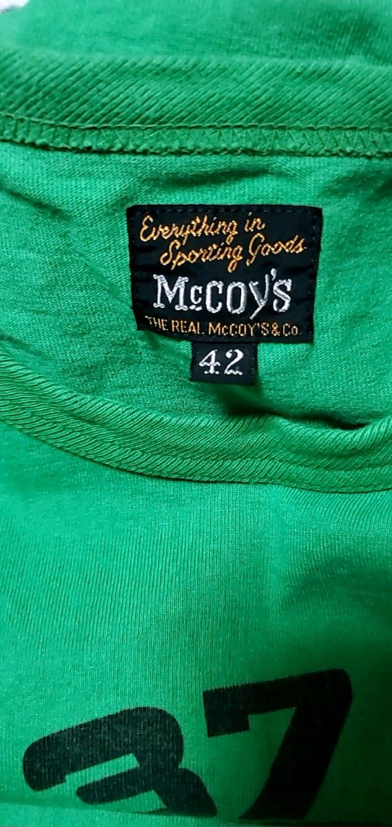 リアルマッコイズ Tシャツ REAL McCOYS MC21008 MILITARY TEE / 637 TD BN グリーン