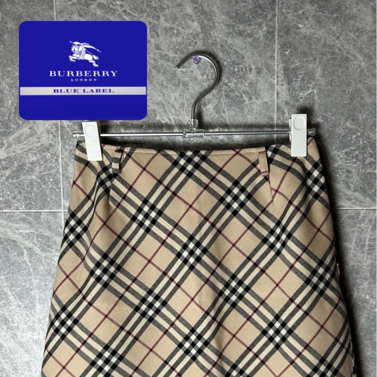 BURBERRY LONDON BLUE LABEL ミニ スカート バーバリーブルーレーベル