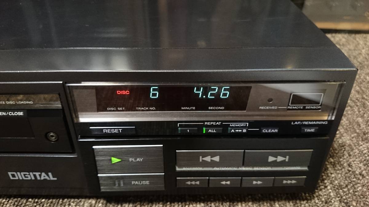 SONY ソニー CDP-101 希少 『整備動作品 保証あり』 CDプレイヤー